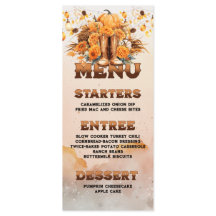 Westerne Thanksgiving Flat Menu
