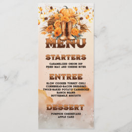 Westerne Thanksgiving Flat Menu
