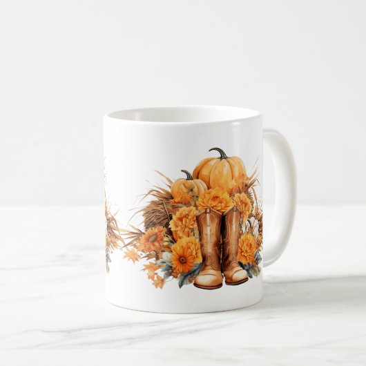 Westerne Thanksgiving Koffiemok (Voorkant rechts)