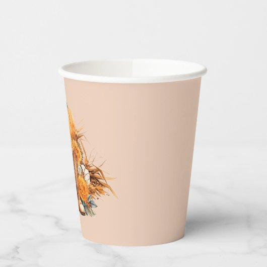 Westerne Thanksgiving Papieren Bekers (Links)