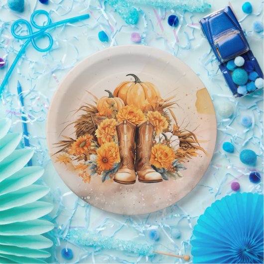 Westerne Thanksgiving Papieren Bordje (Feest)