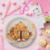 Westerne Thanksgiving Papieren Bordje (Feest)