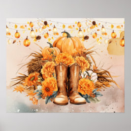 Westerne Thanksgiving Poster