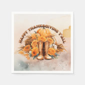 Westerne Thanksgiving Servet (Voorkant)