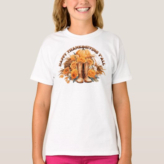 Westerne Thanksgiving T-shirt (Voorkant)