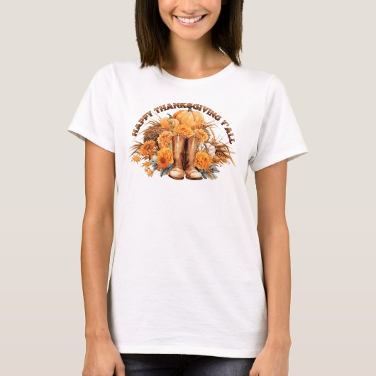 Westerne Thanksgiving T-shirt (Voorkant)