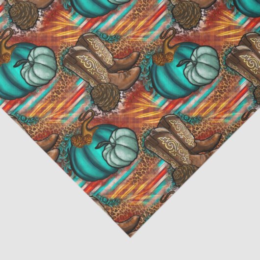 Westerne Thanksgiving Tissuepapier (Detail)