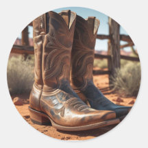 Westerne thema-Stickers | cowboylaarzen