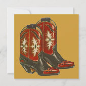 WESTERNE THEMED-PARTIJINVITATIE ~ EZ2 AANGEPAST KAART (Voorkant)