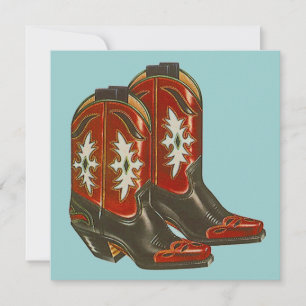 WESTERNE THEMED-PARTIJINVITATIE ~ EZ2 AANGEPAST KAART