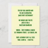 WESTERNE THEMED-PARTIJINVITATIE ~ EZ2 AANGEPAST KAART (Achterkant)