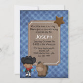 Westerne Thleing Baby First Birthday Kaart (Voorkant)