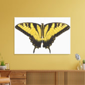 Westerne Tiger Swallowtail Butterfly Canvas Afdruk (Insitu (Woonkamer))