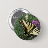 Westerne Tiger Swallowtail Butterfly Ronde Button 5,7 Cm (Voorkant /achterkant)