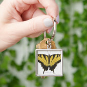 Westerne Tiger Swallowtail Butterfly Sleutelhanger (Hand)