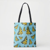 Westerne Tijger Swallowtail Vlinder op Wolken Tote Bag (Voorkant)