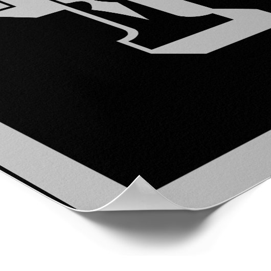 Westerne Tin Shop Sign Poster (Hoek)