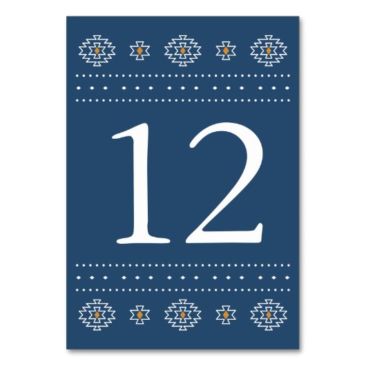 Westerne Trouwtafel Nummer, Rio Rancho Wedding Kaart (Voorkant)