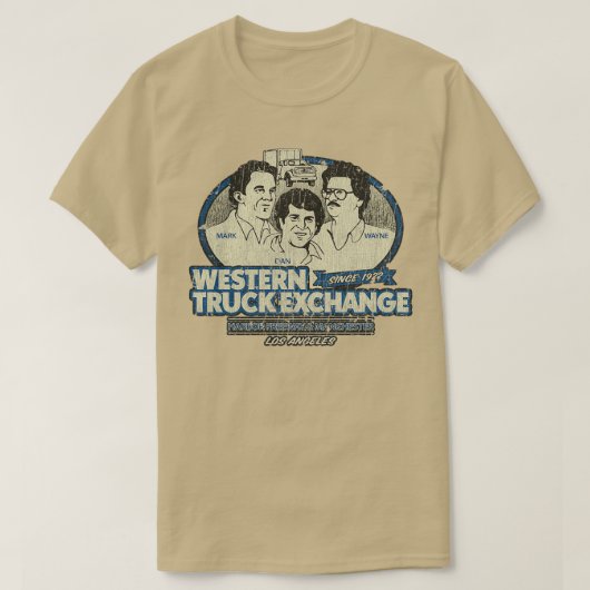 Westerne Truck Exchange Los Angeles T-shirt (Design voorkant)