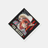 Westerne Trump Cowboy | Je hebt Trump 2024 gemist Servet (Hoek)