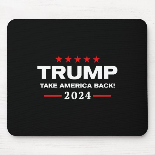 Westerne Trump Cowboy Je hebt Trump 2024 gemist VS Muismat (Voorkant)