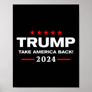Westerne Trump Cowboy Je hebt Trump 2024 gemist VS Poster