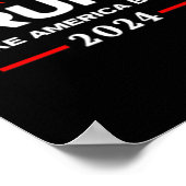 Westerne Trump Cowboy Je hebt Trump 2024 gemist VS Poster (Hoek)