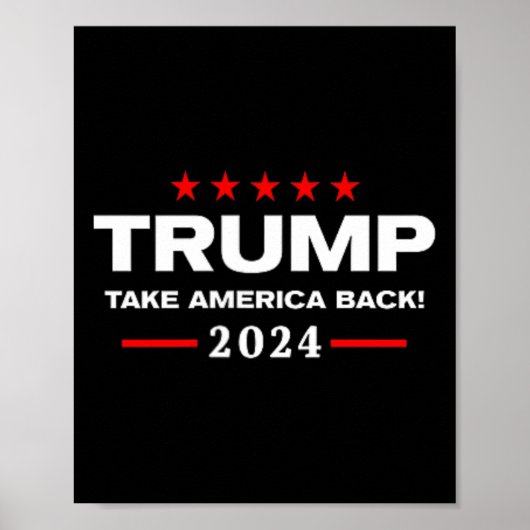Westerne Trump Cowboy Je hebt Trump 2024 gemist VS Poster (Voorkant)