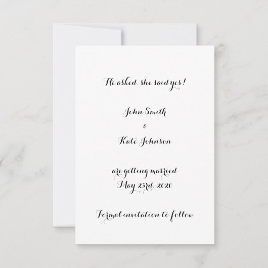 Westerne Turquoise sparen de Datum RSVP Kaartje (Achterkant)