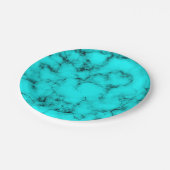 Westerne Turquoise-steen Zuidelijk sierespatroon Papieren Bordje (Gekanteld)