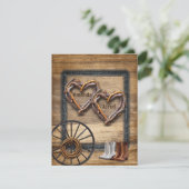 Westerne Twig Lijsten van het Huwelijk, het Wiel v Kaart (Staand voorkant)