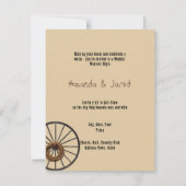 Westerne Twig Lijsten van het Huwelijk, het Wiel v Kaart (Achterkant)