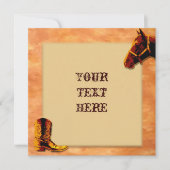 Westerne uitnodiging (Voorkant)