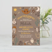 Westerne uitnodiging tot Baby shower | Cowboy Baby (Staand voorkant)