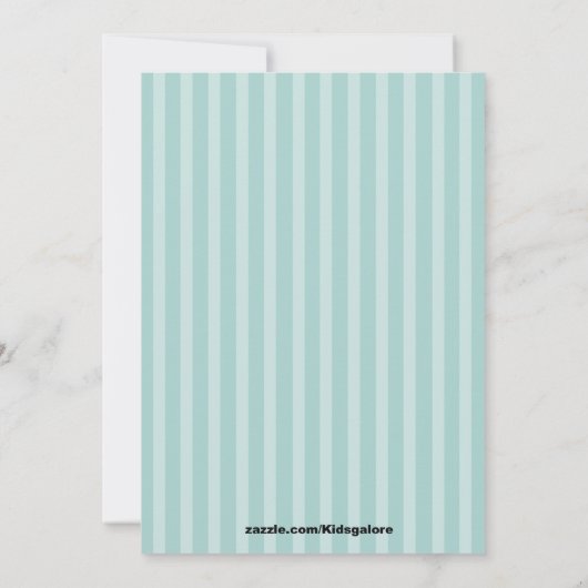 Westerne uitnodiging tot Baby shower van Little Co (Achterkant)