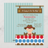 Westerne uitnodiging tot Baby shower van Little Co (Voorkant / Achterkant)