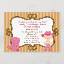 Westerne uitnodiging tot Baby shower van Little Co