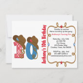 Westerne uitnodiging tot het uitnodigen van Big Te (Voorkant)