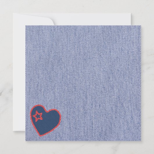 Westerne uitnodiging tot het uitzenden van een har (Achterkant)