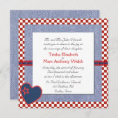 Westerne uitnodiging tot het uitzenden van een har (Voorkant / Achterkant)