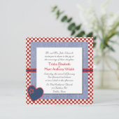 Westerne uitnodiging tot het uitzenden van een har (Staand voorkant)