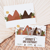 Westerne uitnodiging van Cowboy 2e verjaardag