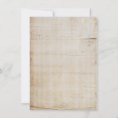 Westerne uitnodiging van Cowboy Birthday Party (Achterkant)