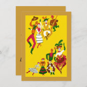 Westerne uitnodiging van de Wild West Party over t (Voorkant / Achterkant)