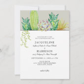 Westerne uitnodiging van Hacienda Cactus Garden We (Voorkant)