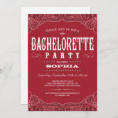 Westerne uitnodiging van Paisley Bachelorette (Voorkant / Achterkant)