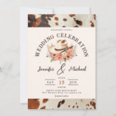 Westerne uitnodiging voor bruiloft (Voorkant)