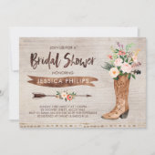 Westerne uitnodiging voor een bridal (Voorkant)