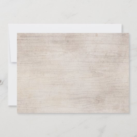 Westerne uitnodiging voor een bridal (Achterkant)