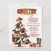 Westerne uitnodiging voor een nationale feestdag (Voorkant)